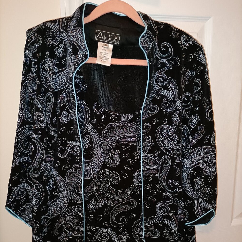 Alex Evenings 2PC set top with jacket
